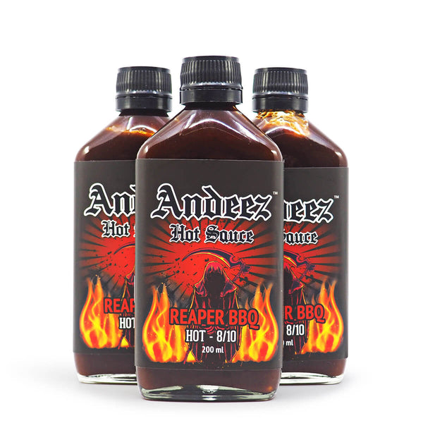 A1 Hot Sauce Reaper BBQ 200ml ChilliBOM Hot Sauce Store Hot Sauce Club Australia Chilli Sauce Subscription Club Gifts SHU Scoville group