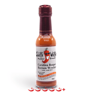 Carolina Reaper Rectum Wrecker Hot Sauce 150ml ChilliBOM Hot Sauce Club Australia Chilli Subscription Gifts SHU Scoville