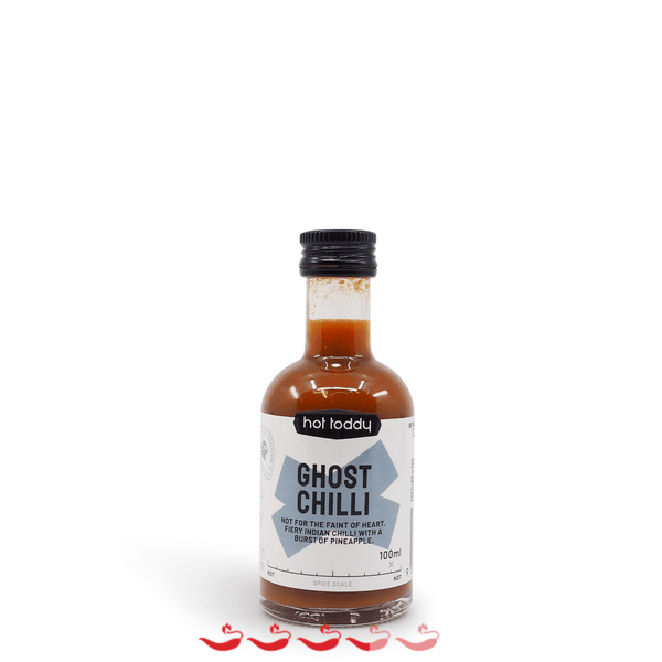 Hot Toddy Ghost Chilli Hot Sauce 100ml ChilliBOM Hot Sauce Store Hot Sauce Club Australia Chilli Sauce Subscription Club Gifts SHU Scoville