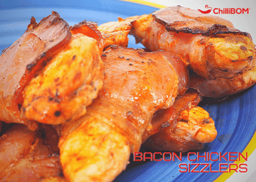 Bacon Chicken Sizzlers ChilliBOM Hot Sauce Club Australia Red Box Spring 2019