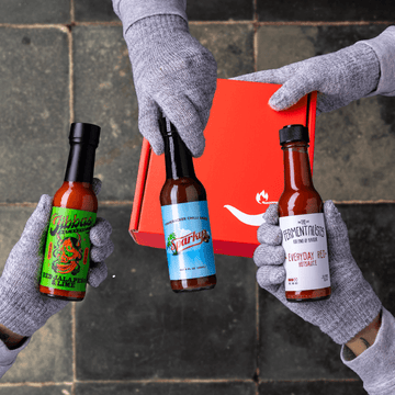 ChilliBOM Red Box Winter 2024 The Fermentalist Everyday Red Subscription Australia Hot Sauce Club Jibba's Hot Sauce Red Jalapeno and Lime Sparky's Fyahcracker Hot Sauce