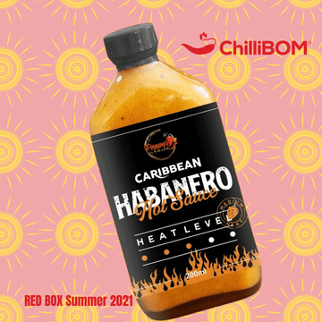 Pepper by Pinard Caribbean Habanero ChilliBOM Red Box Summer 2021 Hot Sauce Subscription Australia