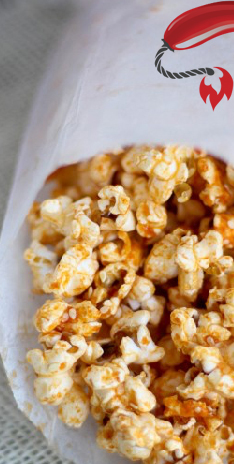 Popcorn with Hot Sauce Butter