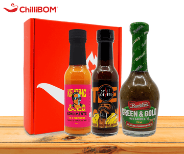 ChilliBOM Red Box Summer 2022 Hot Sauce Club Australia Join today