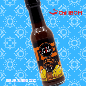 ChilliBOM Red Box Summer 2022 Space Coyote The Walrus Hot Sauce Subscription club