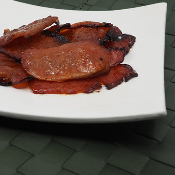 Spicy Sweet Bacon made with Hot Sauce