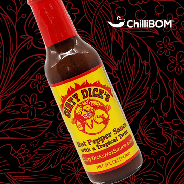 ChilliBOM Red Box Spring 2020 Dirty Dick's Hot Pepper Sauce with a Tropical Twist