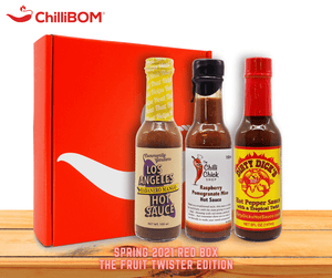 ChilliBOM Red Box Spring 2020 Small Axe Peppers The Chilli Chick Dirty Dick's