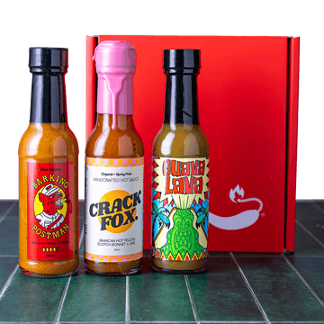 ChilliBOM Red Box Spring 2024 Barking Postman Habanero Mango Passion Hot Sauce Club Australia