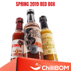 ChilliBOM Hot Sauce Club Australia Red Box Spring 2019