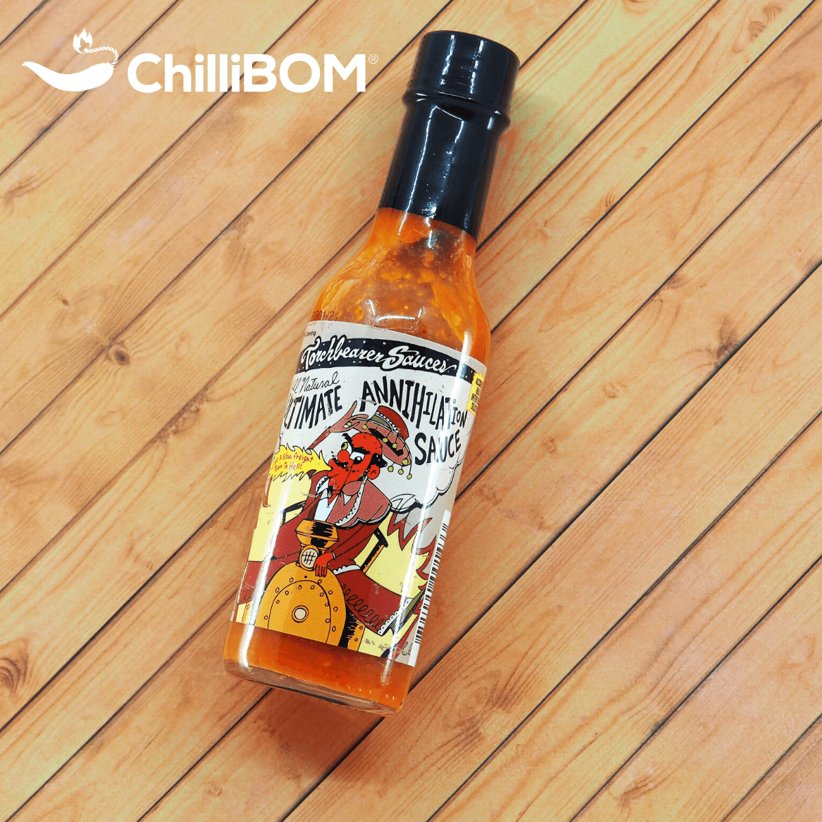 Review Torchbearer Ultimate Annihilation Hot Sauce Chillibom 4524