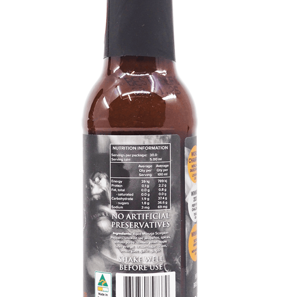 13 Angry Scorpions Jekyll & Hyde 150ml ChilliBOM Hot Sauce Store Hot Sauce Club Australia Chilli Sauce Subscription Club Gifts SHU Scoville