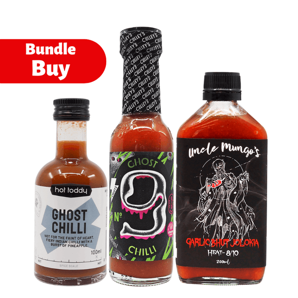 Best of the Bhuts Hot Sauce bundle, Hot Toddy, Sarah Todd, Celebrity Chef, Uncle Mungos, Culley's lozenge