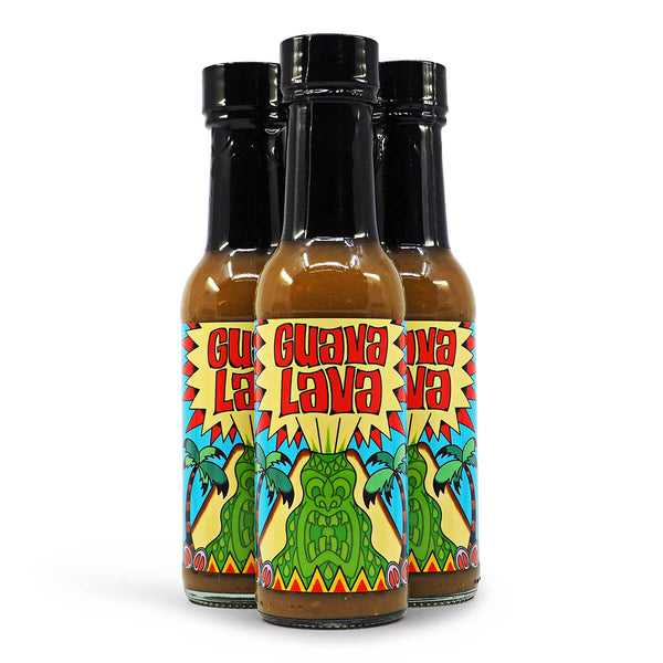 Guava Lava by Derek's Hot Sauce 150ml ChilliBOM Hot Sauce Store Hot Sauce Club Australia Chilli Sauce Subscription Club Gifts SHU Scoville group