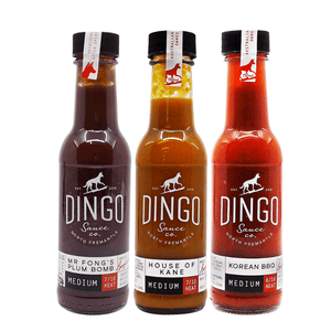 Dingo The Exotics Bundle ChilliBOM Hot Sauce store Australia scoville Dingo hot sauce Australia mojo chilli jam