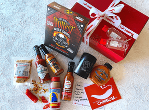 ChilliBOM Hot Sauce Gifts unique gifts for him for her scoville hottest chilli sauce Christmas father's day