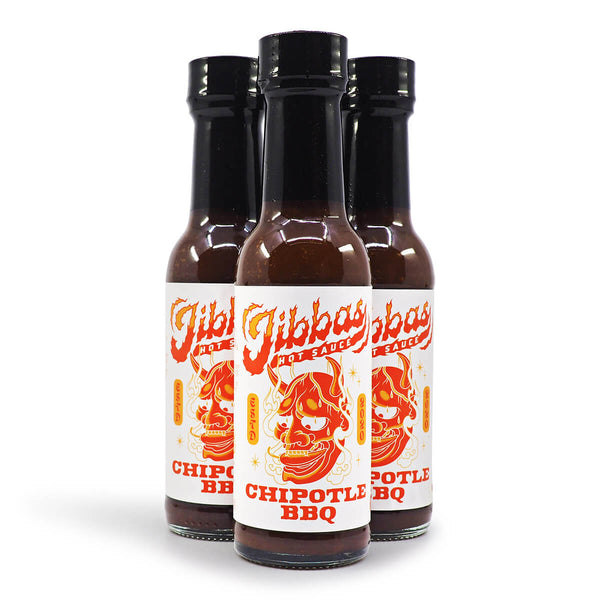 Jibbas Hot Sauce Chipotle BBQ 150ml ChilliBOM Hot Sauce Store Hot Sauce Club Australia Chilli Sauce Subscription Club Gifts SHU Scoville group