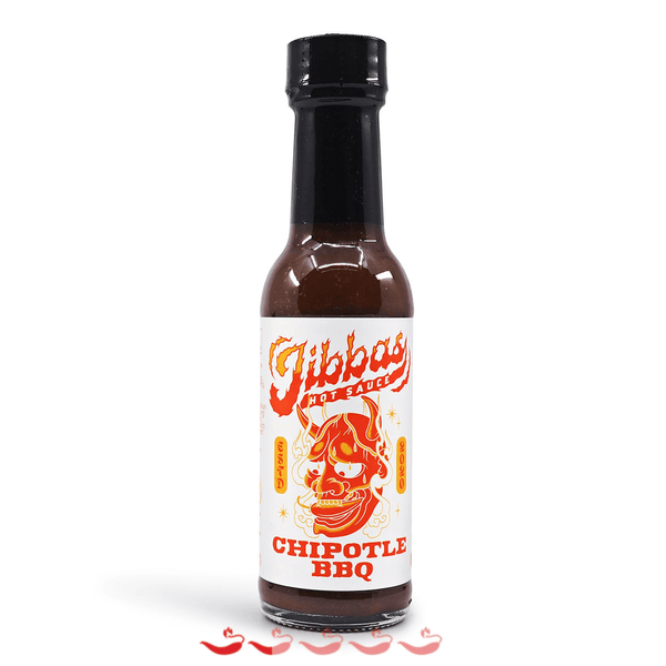 Jibbas Hot Sauce Chipotle BBQ 150ml ChilliBOM Hot Sauce Store Hot Sauce Club Australia Chilli Sauce Subscription Club Gifts SHU Scoville