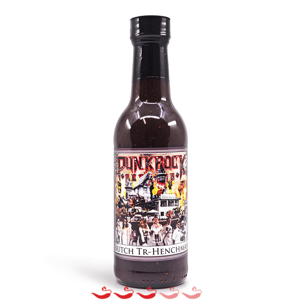 PunkRock Peppers The Butch Tr-Henchman BBQ Sauce 250ml ChilliBOM Hot Sauce Store Hot Sauce Club Australia Chilli Sauce Subscription Club Gifts SHU Scoville