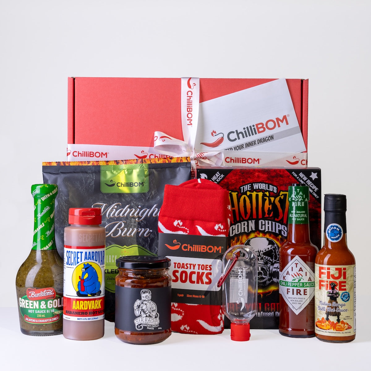 ChilliBOM Challenge Pack Hot Ones Challenge Scoville gifts for him gifts for her hot wing challenge Hot sauce store Australia