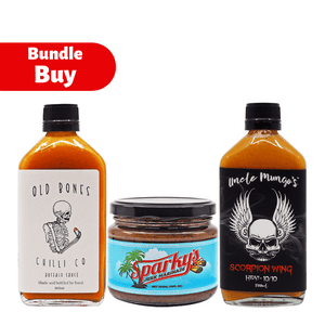 ChilliBOM Wicked Wing Bundle hot sauce subscription mats hot shop