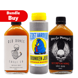 ChilliBOM Wicked Wing Bundle hot sauce subscription mats hot shop
