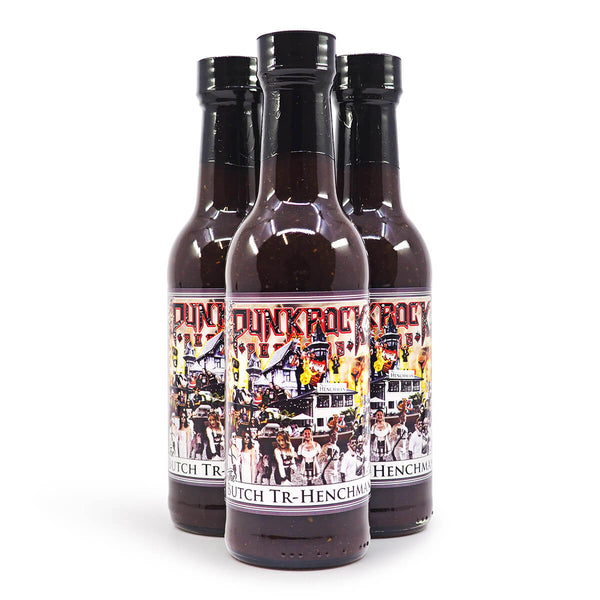 PunkRock Peppers The Butch Tr-Henchman BBQ Sauce 250ml ChilliBOM Hot Sauce Store Hot Sauce Club Australia Chilli Sauce Subscription Club Gifts SHU Scoville group