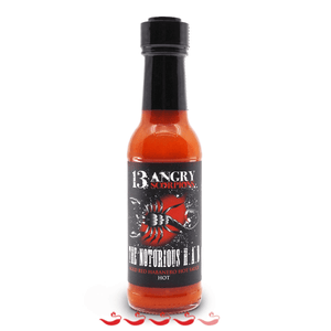 13 Angry Scorpions Notorious HAB Aged Habanero Hot Sauce ChilliBOM Hot Sauce Store Hot Sauce Club Australia Chilli Subscription Club Gifts SHU Scoville