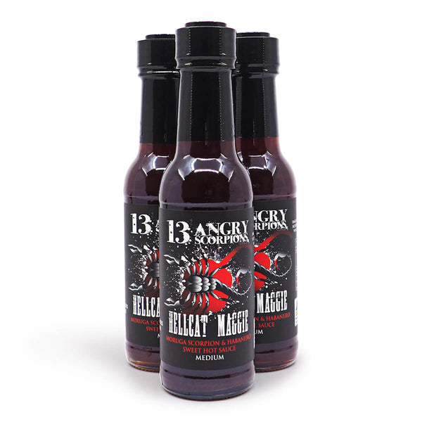 13 Angry Scorpions Hellfire 150ml ChilliBOM Hot Sauce Store Hot Sauce Club Australia Chilli Sauce Subscription Club Gifts SHU Scoville group