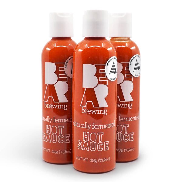 Bear Brewing Hot Sauce 215g group ChilliBOM Hot Sauce Club Australia Chilli Subscription Gifts