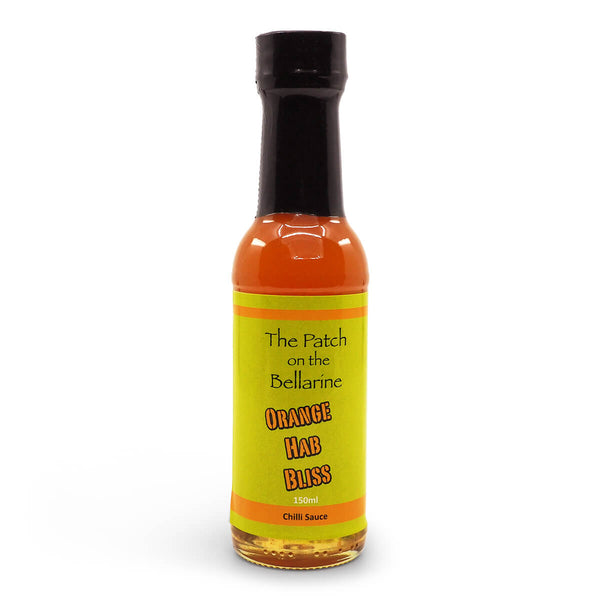 The Patch on the Bellarine Orange Hab Bliss 150ml ChilliBOM Hot Sauce Club Australia Gifts Chilli Subscription Box