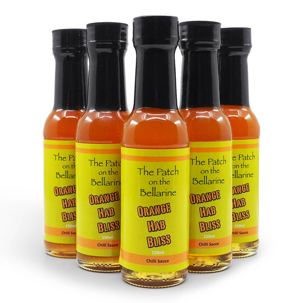 The Patch on the Bellarine Orange Hab Bliss 150ml group2 ChilliBOM Hot Sauce Club Australia Gifts Chilli Subscription Box
