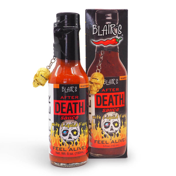 Blair's After Death Hot Sauce 150ml gift box ChilliBOM Hot Sauce Club Australia Chilli Subscription Gifts SHU Scoville