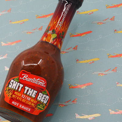 Bunsters Shit the Bed 12/10 Hot Sauce 236ml ChilliBOM Hot Sauce Club Australia Chilli Subscription Gifts SHU Scoville