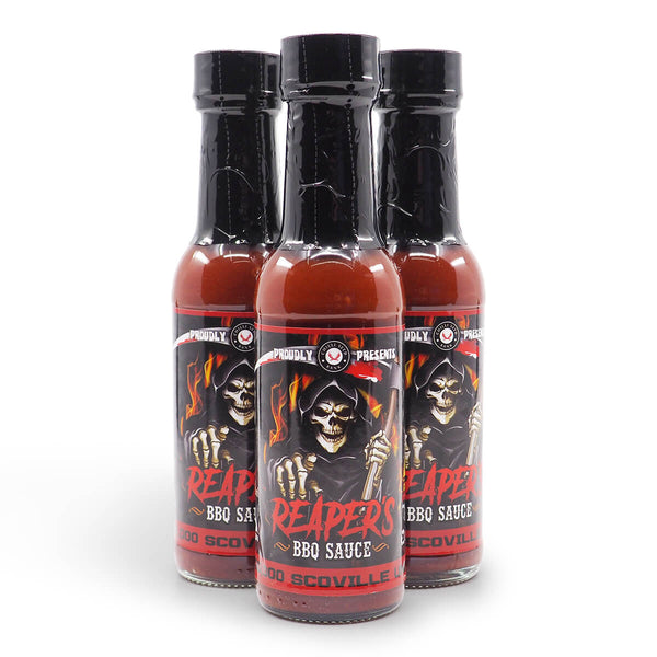 Chilli Seed Bank Reaper's BBQ Sauce 150ml group ChilliBOM Hot Sauce Club Australia Chilli Subscription Gifts SHU Scoville