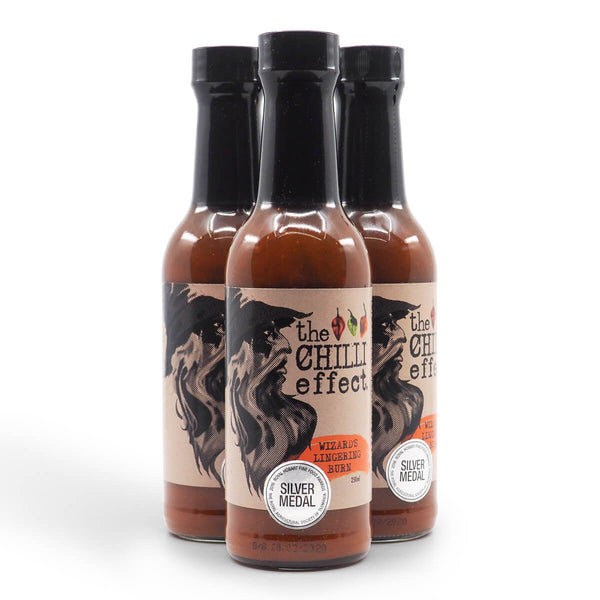 The Chilli Effect Wizard's Lingering Burn 250ml group ChilliBOM Hot Sauce Club Australia Chilli Subscription Gifts