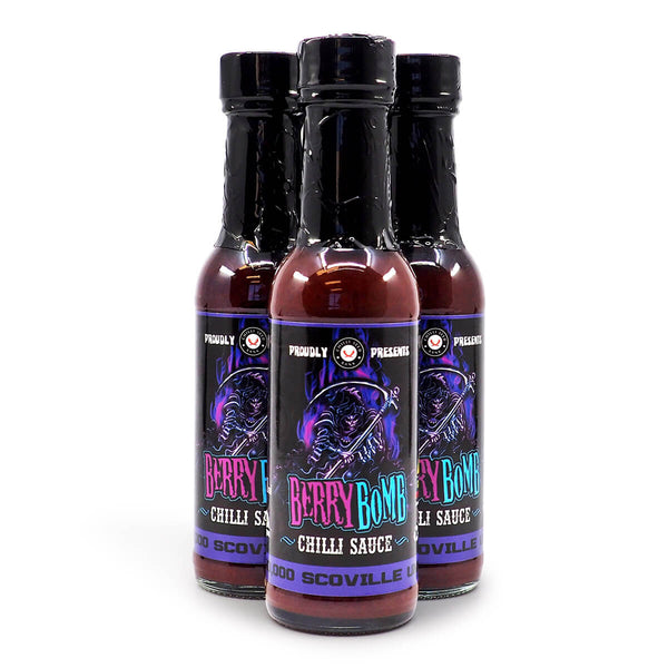 Chilli Seed Bank Berry Bomb Chilli Sauce 150ml ChilliBOM Hot Sauce Store Hot Sauce Club Australia Chilli Sauce Subscription Club Gifts SHU Scoville group