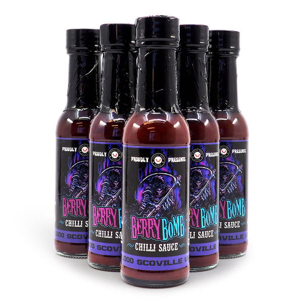 Chilli Seed Bank Berry Bomb Chilli Sauce 150ml ChilliBOM Hot Sauce Store Hot Sauce Club Australia Chilli Sauce Subscription Club Gifts SHU Scoville group2