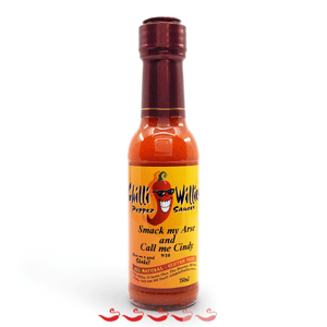 Chilli Willies Smack my Arse and Call me Cindy Hot Sauce 150ml ChilliBOM Hot Sauce Club Australia Chilli Subscription Gifts SHU Scoville