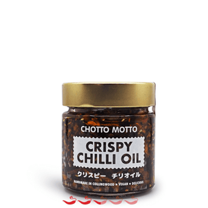 Chotto Motto Crispy Chilli Oil 200ml ChilliBOM Hot Sauce Store Hot Sauce Club Australia Chilli Sauce Subscription Club Gifts SHU Scoville