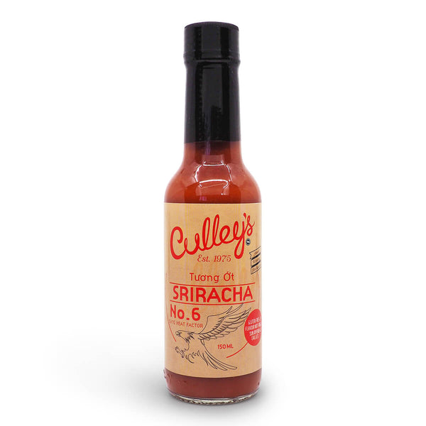 Culley's No6 Sriracha 150ml ChilliBOM Hot Sauce Club Australia Chilli Subscription Gifts SHU Scoville