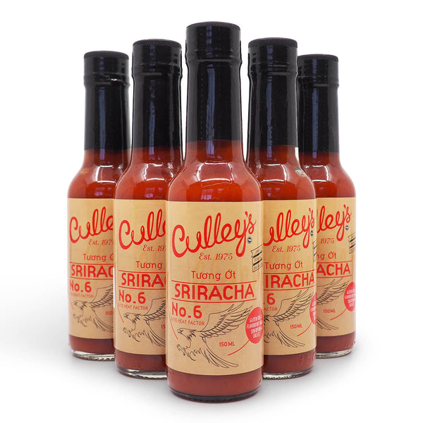 Culley's No6 Sriracha 150ml group2 ChilliBOM Hot Sauce Club Australia Chilli Subscription Gifts SHU Scoville