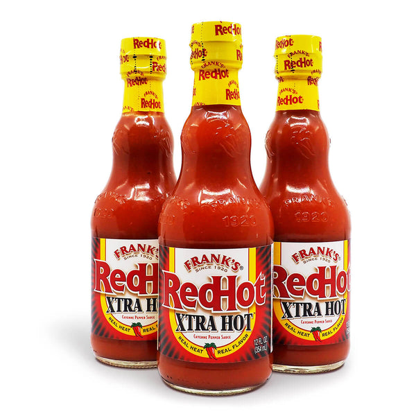 Frank's RedHot Xtra Hot 354ml ChilliBOM Hot Sauce Store Hot Sauce Club Australia Chilli Sauce Subscription Club Gifts SHU Scoville group