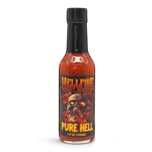Hellfire Hot Sauce Pure Hell 148ml ChilliBOM Hot Sauce  Store Hot Sauce Club Australia Chilli Subscription Club Gifts SHU Scoville