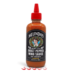 Melinda's Creamy Ghost Pepper Wing Sauce 355ml ChilliBOM Hot Sauce Store Hot Sauce Club Australia Chilli Sauce Subscription Club Gifts SHU Scoville