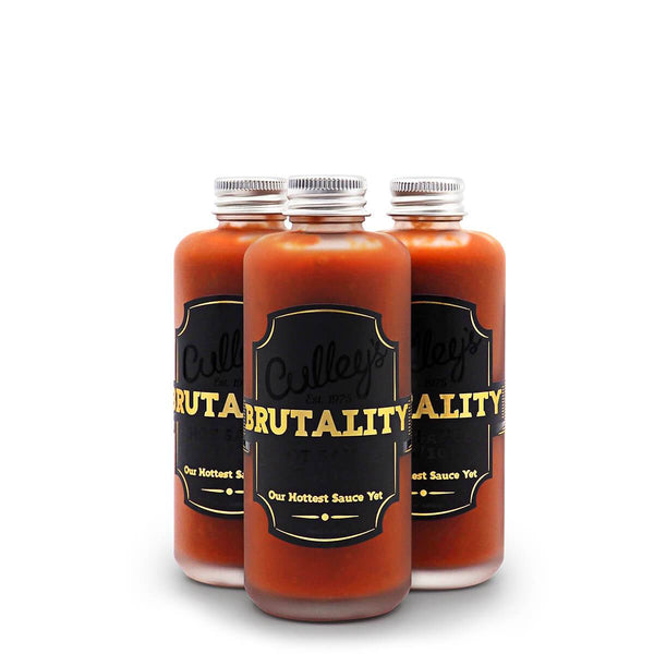 Culley's Brutality Hot Sauce 150ml ChilliBOM Hot Sauce Club Australia Chilli Subscription Gifts SHU Scoville group