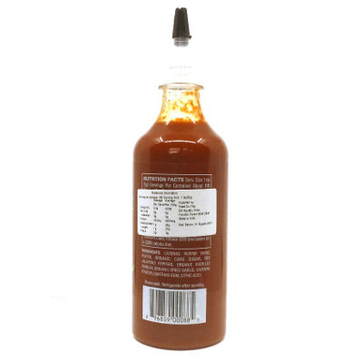  Sky Valley Sriracha Sauce back 524g ChilliBOM Hot Sauce Club Australia Chilli Subscription Gifts SHU Scoville