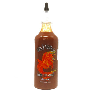  Sky Valley Sriracha Sauce 524g front ChilliBOM Hot Sauce Club Australia Chilli Subscription Gifts SHU Scoville