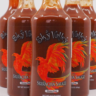  Sky Valley Sriracha Sauce 524g group ChilliBOM Hot Sauce Club Australia Chilli Subscription Gifts SHU Scoville