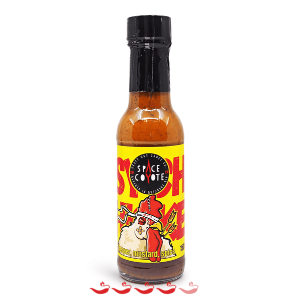 Space Coyote Psycho Chicken Hot Sauce 150ml ChilliBOM Hot Sauce Store Hot Sauce Club Australia Chilli Sauce Subscription Club Gifts SHU Scoville